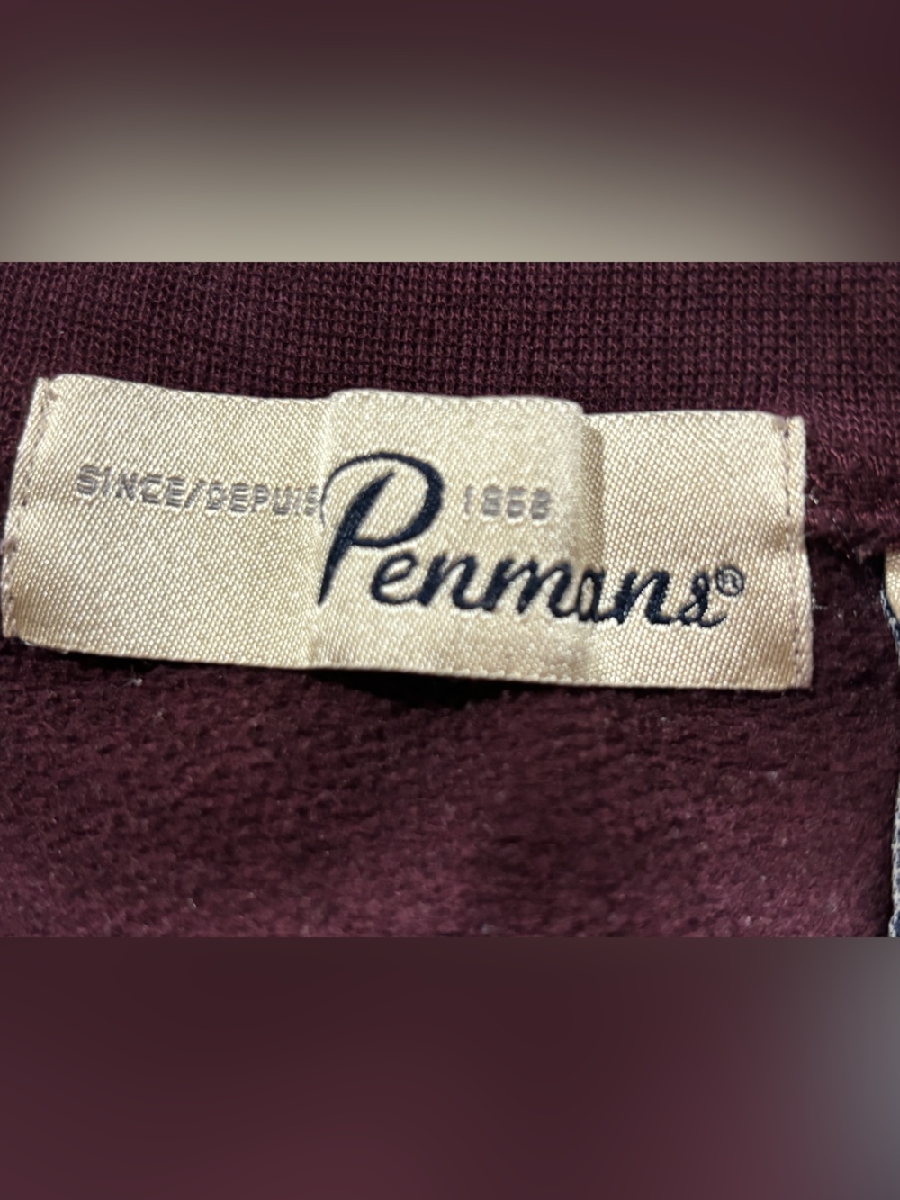 Men's Crewneck Sweatshirt in Purple with Canoe Graphic - Picture 9 of 11